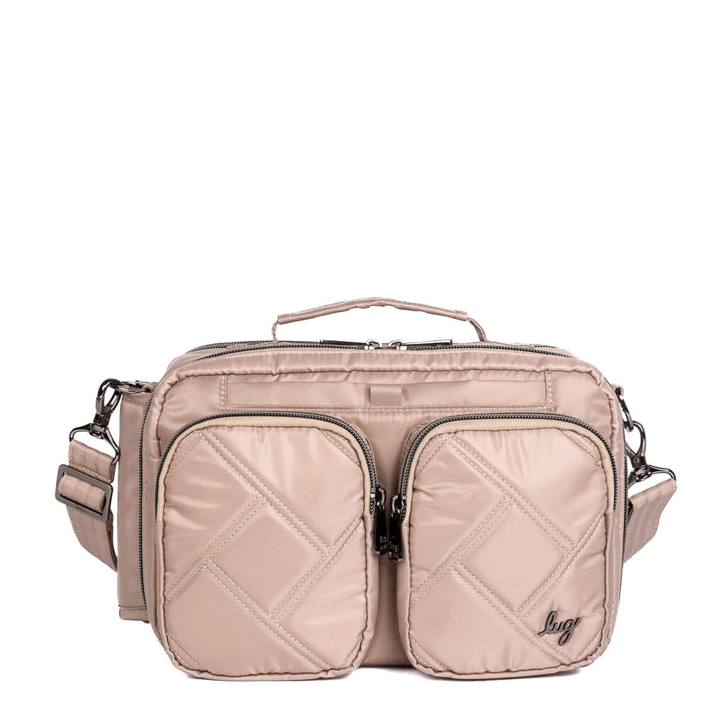 7967 SAND TAUPE KOHL'S Rider Crossbody Bag